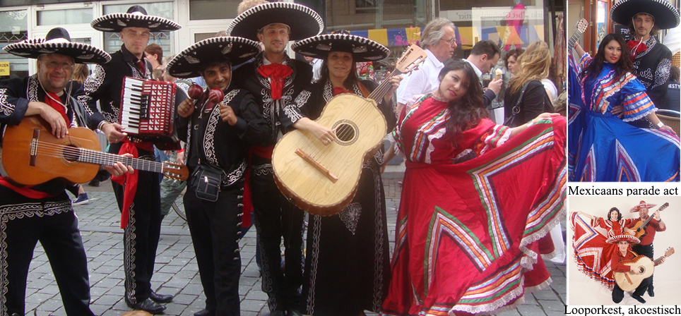 Mariachi line-up muzikanten en instrumenten