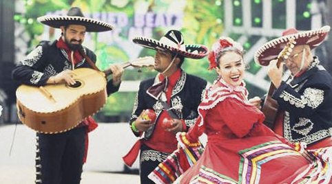 Diner met Mexicaanse gerechten