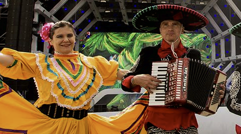 Mexicaans muziek voor een optreden tijdens het diner